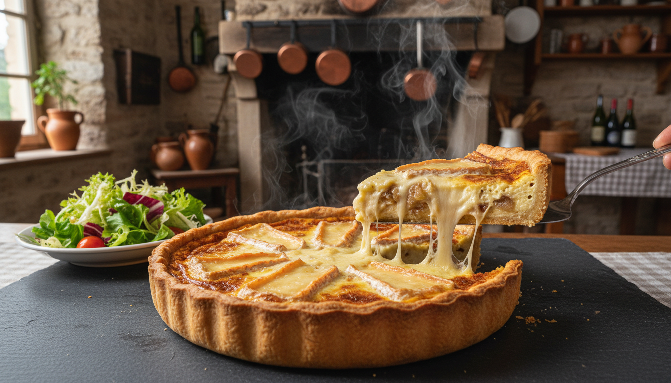découvrez la recette de la quiche au maroilles, un plat savoureux et authentique qui ravira vos papilles avec son goût unique et son parfum irrésistible.