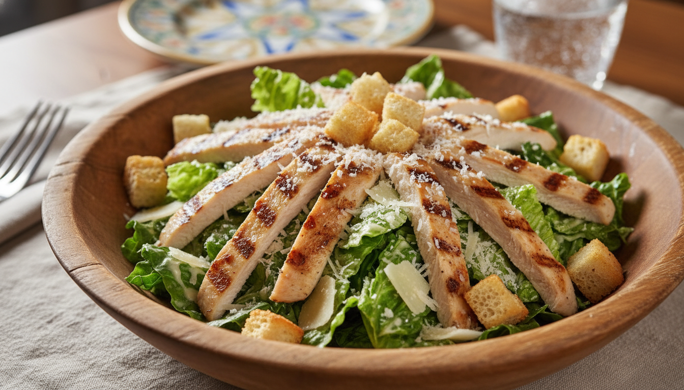 découvrez la recette classique et savoureuse de la salade césar, un plat intemporel qui séduit par sa fraîcheur et ses saveurs authentiques.