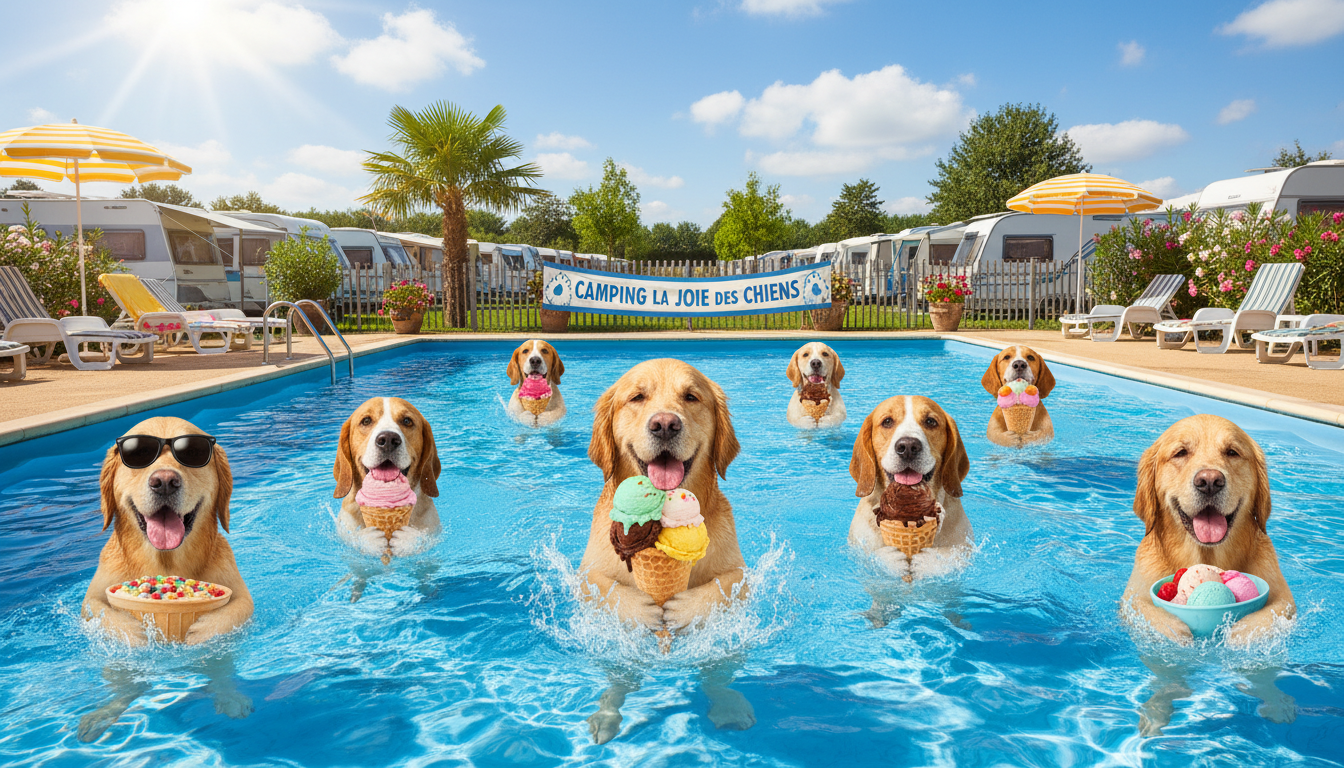 découvrez un camping solidaire de l'aude qui ouvre sa piscine aux chiens pour offrir un été rafraîchissant à vos compagnons à quatre pattes, alliant détente et bien-être animal.