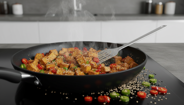 découvrez une recette savoureuse de tofu épicé et légèrement piquant, parfaite pour un repas gourmand et plein de caractère. facile à préparer et délicieusement relevée.