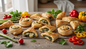 découvrez nos recettes faciles de feuilletés salés, idéales pour savourer les saveurs fraîches et légères du printemps en toute simplicité.