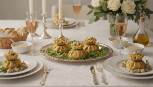 découvrez une recette savoureuse d'aumônière de crêpe garnie pour sublimer vos restes de poulet et champignons avec originalité et goût.