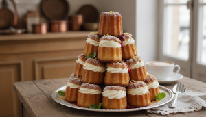 découvrez notre recette gourmande et originale de cannelés revisités en profiteroles au fromage frais, une alliance parfaite pour surprendre vos papilles.