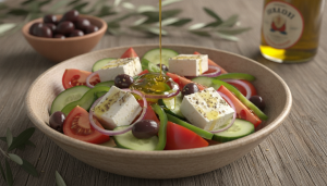 découvrez notre recette facile de salade grecque au fromage de brebis, un délice méditerranéen frais et savoureux, parfait pour vos repas d'été.