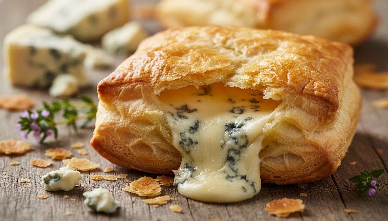 découvrez notre recette simple et savoureuse de délice feuilleté au bleu, parfaite pour régaler vos papilles et impressionner vos convives.