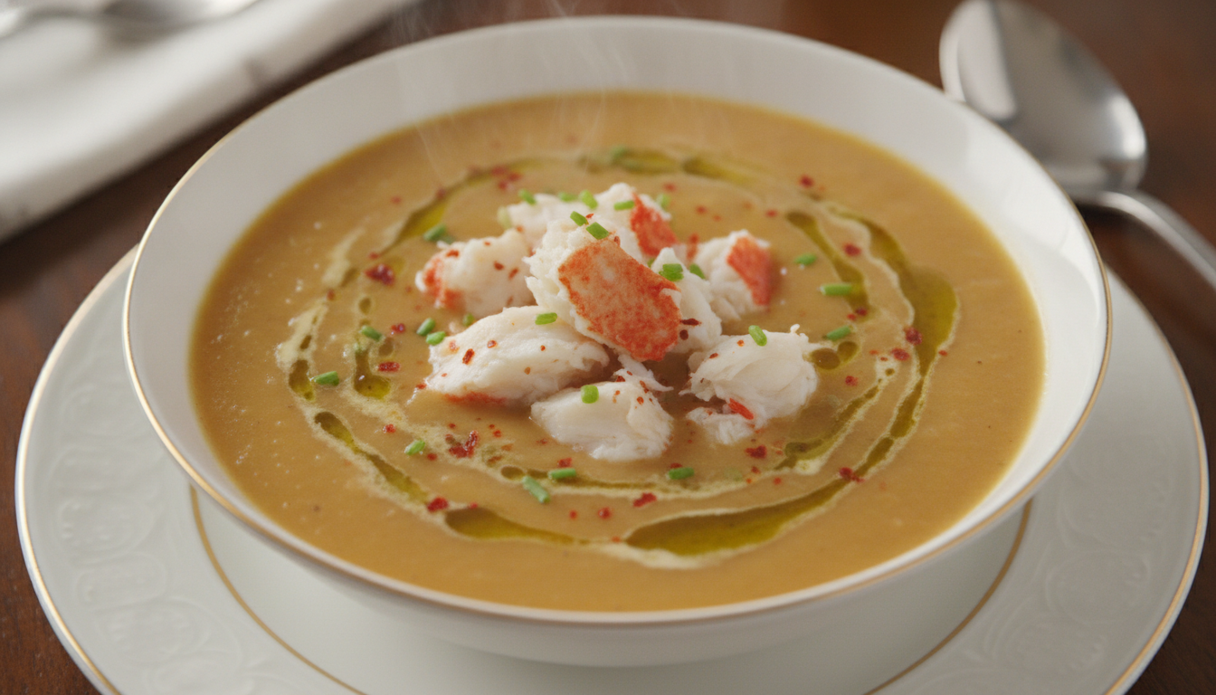 découvrez la recette gourmande de la soupe onctueuse de pommes de terre et crabe, un délice léger à savourer pour un repas réconfortant et raffiné.