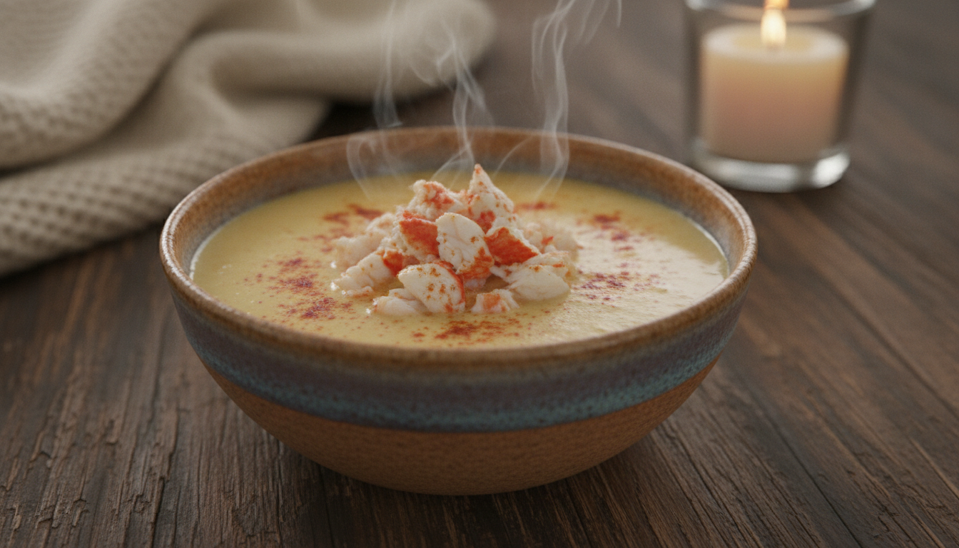 découvrez notre recette gourmande de soupe onctueuse aux pommes de terre et crabe, un délice léger parfait pour régaler vos papilles tout en douceur.