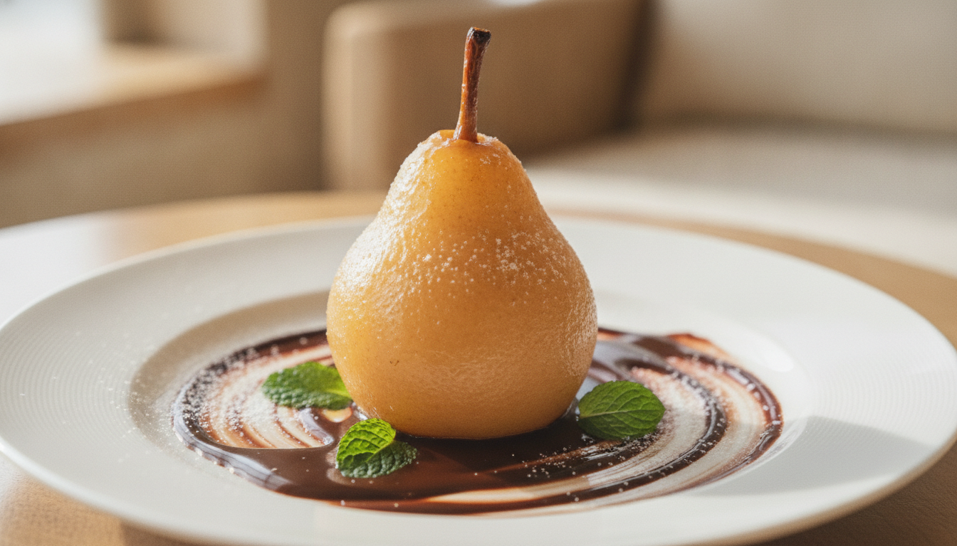 découvrez la recette délicieuse et légère du délice poire-chocolat, un dessert gourmand qui allie finesse et saveurs fruitées pour régaler vos papilles.