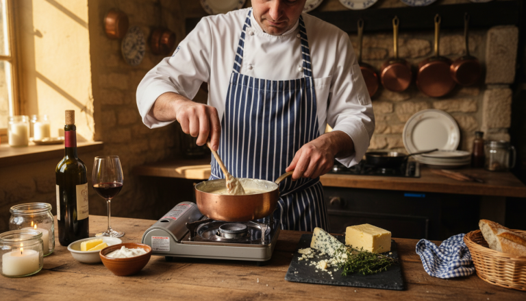 découvrez une recette gourmande d'entrecôte tendre nappée d'une onctueuse sauce au saint agur, parfaite pour un repas savoureux et convivial.