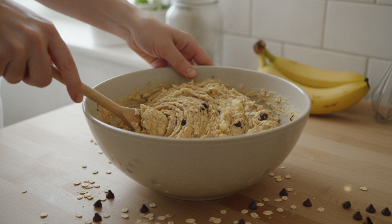 découvrez une recette simple et saine de cookies aux flocons d’avoine, sans beurre ni sucre, avec seulement 3 ingrédients pour un goûter délicieux et naturel.