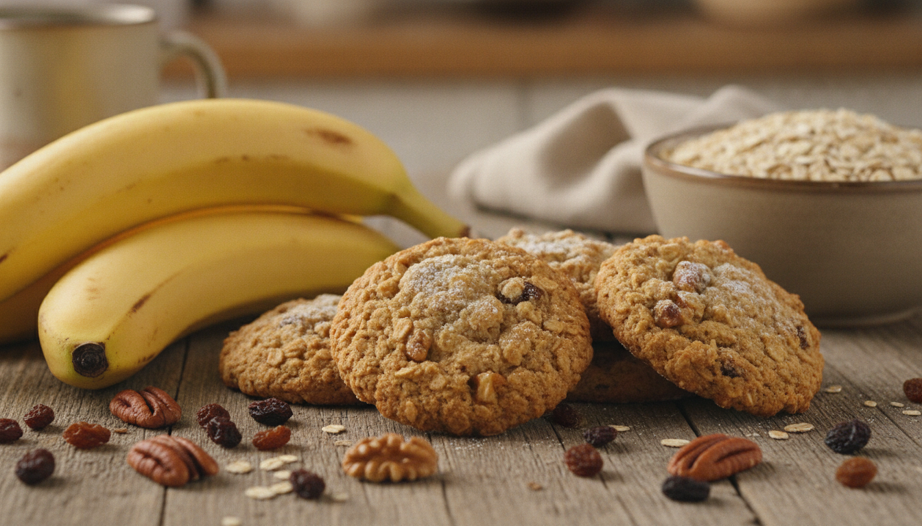 découvrez notre recette facile et saine de cookies aux flocons d’avoine, sans beurre ni sucre, réalisée avec seulement 3 ingrédients pour un plaisir gourmand et équilibré.