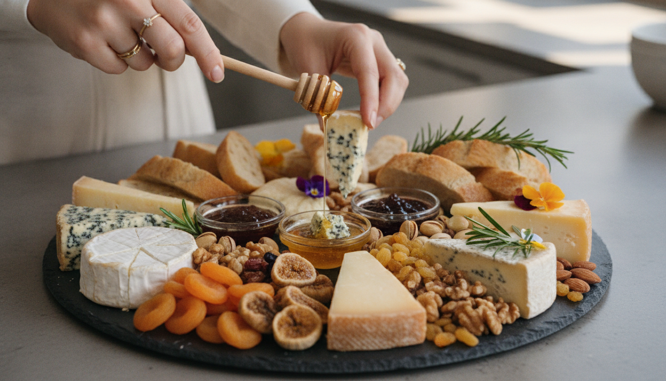 découvrez notre recette gourmande de plateau de fromages sucré-salé, alliant saveurs délicates et plaisir assuré pour un moment de dégustation unique.