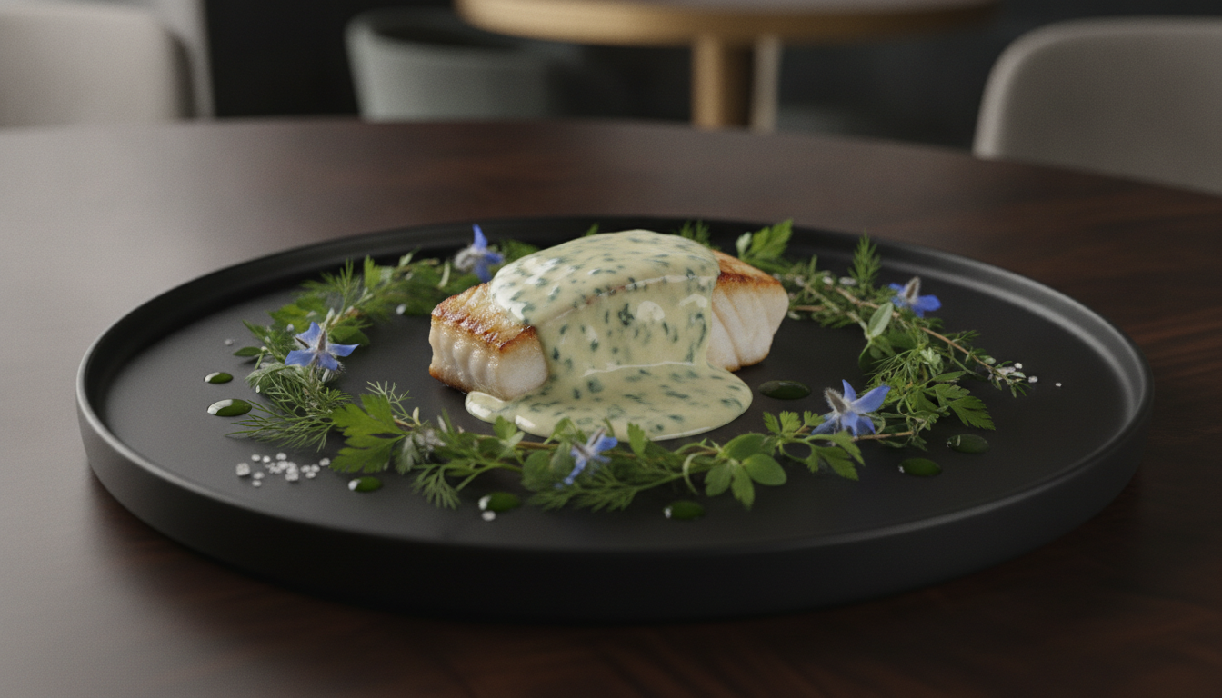 découvrez notre recette savoureuse de filet de cabillaud nappé d'une sauce onctueuse au fromage bleu, alliant gourmandise et finesse pour un repas délicieux.