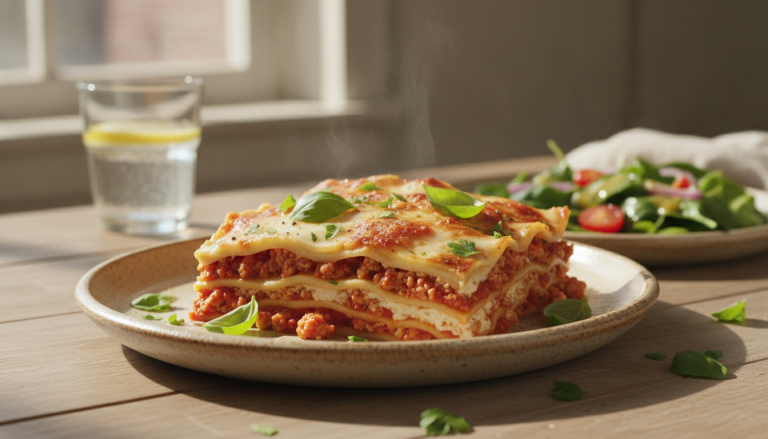 découvrez notre recette de lasagnes légères à la dinde, une option minceur savoureuse et facile à préparer pour allier plaisir et équilibre.
