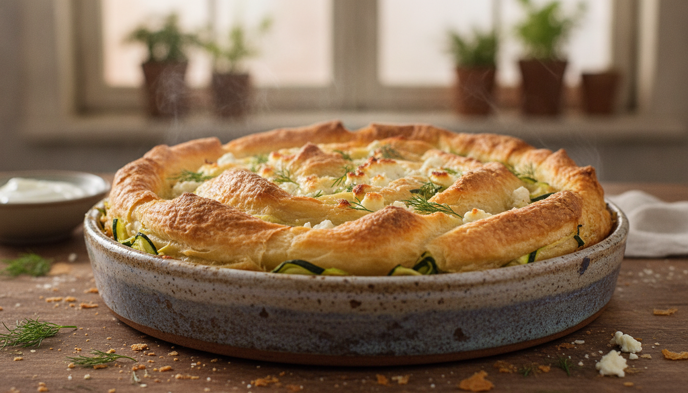 découvrez le crinkle cake courgette-feta, une gourmandise feuilletée légère et savoureuse qui transformera votre buffet en un véritable succès sans effort.
