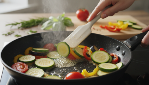 découvrez ma recette de tarte aux légumes du soleil avec une surprise secrète au fond qui a conquis mes invités, au point qu'ils m'ont demandé où je l'avais achetée !