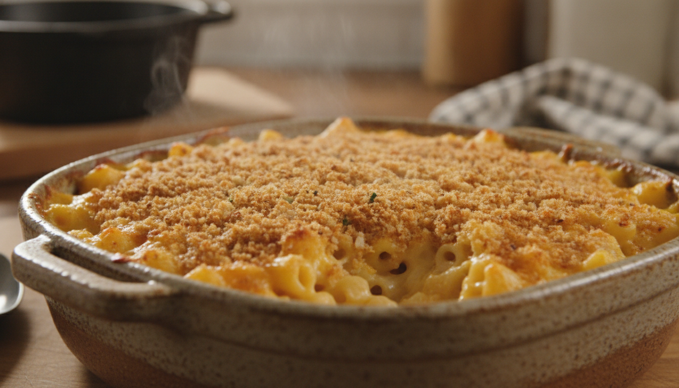 découvrez notre recette ultime de macaronis gratinés au cheddar pour un mac and cheese fondant, savoureux et facile à préparer. un plat réconfortant qui ravira toute la famille !