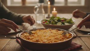 découvrez la recette ultime des macaronis gratinés au cheddar, un mac and cheese fondant et savoureux qui ravira toute la famille. facile à préparer et délicieux à déguster !