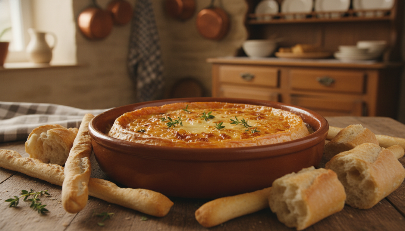 découvrez notre recette savoureuse de maroilles gratiné au four, onctueuse à souhait, idéale pour un repas réconfortant à partager sans attendre.