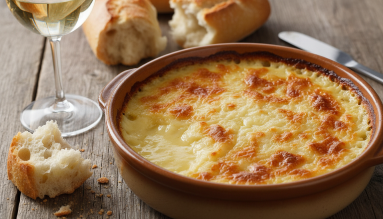 découvrez la recette onctueuse et savoureuse du maroilles gratiné au four, un plat convivial à déguster sans attendre pour régaler vos papilles.