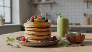 découvrez nos pancakes aériens, parfaits pour un petit déjeuner détox équilibré et énergisant. commencez votre journée en douceur avec une recette saine et savoureuse.