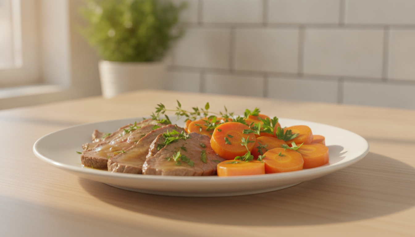 découvrez une recette express et légère de bœuf aux carottes, idéale pour un repas savoureux et rapide à préparer. parfaite pour allier goût et simplicité au quotidien.
