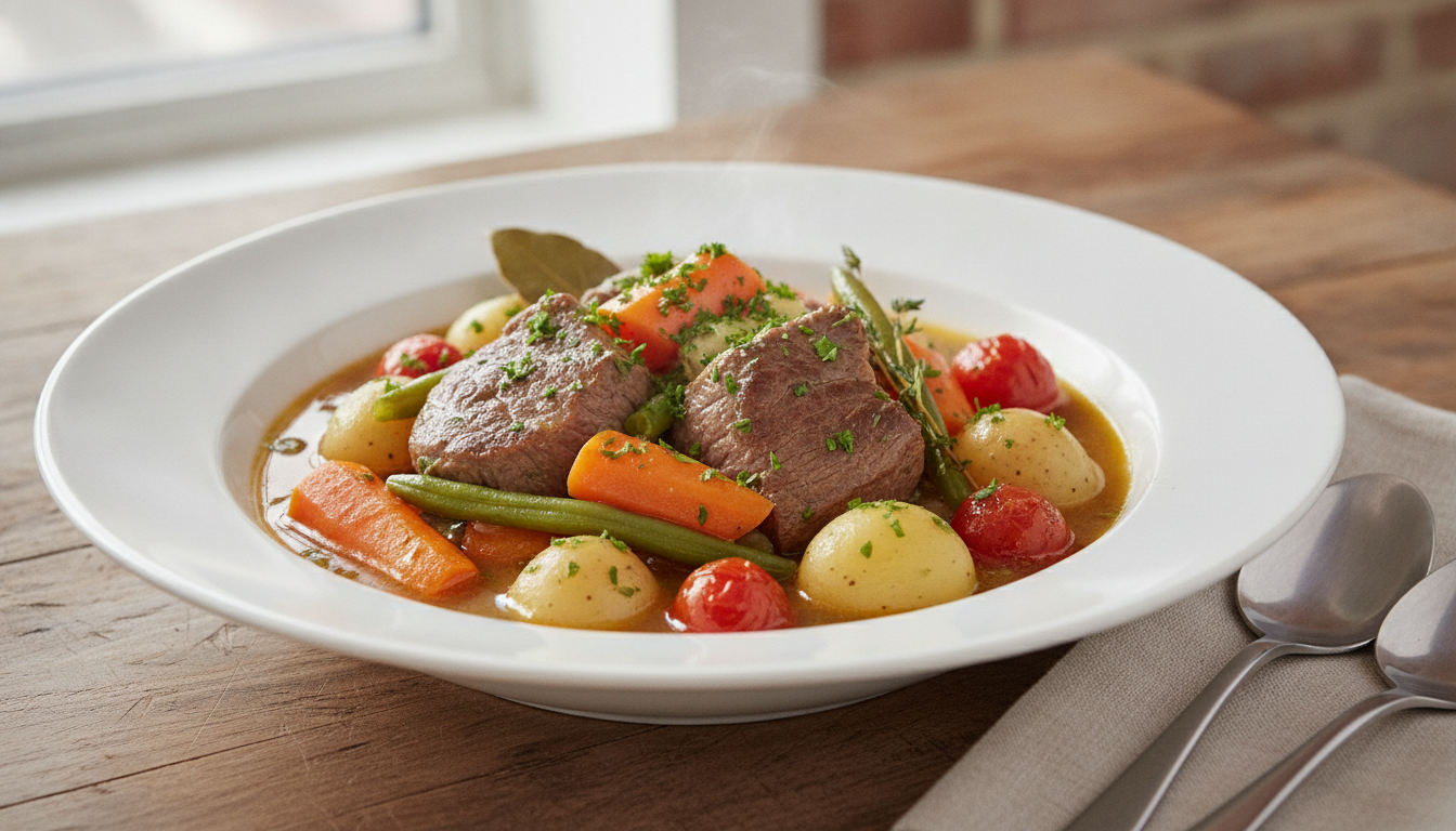 découvrez une recette express et légère de bœuf aux carottes, un plat savoureux prêt en un rien de temps, idéal pour un repas équilibré et rapide.
