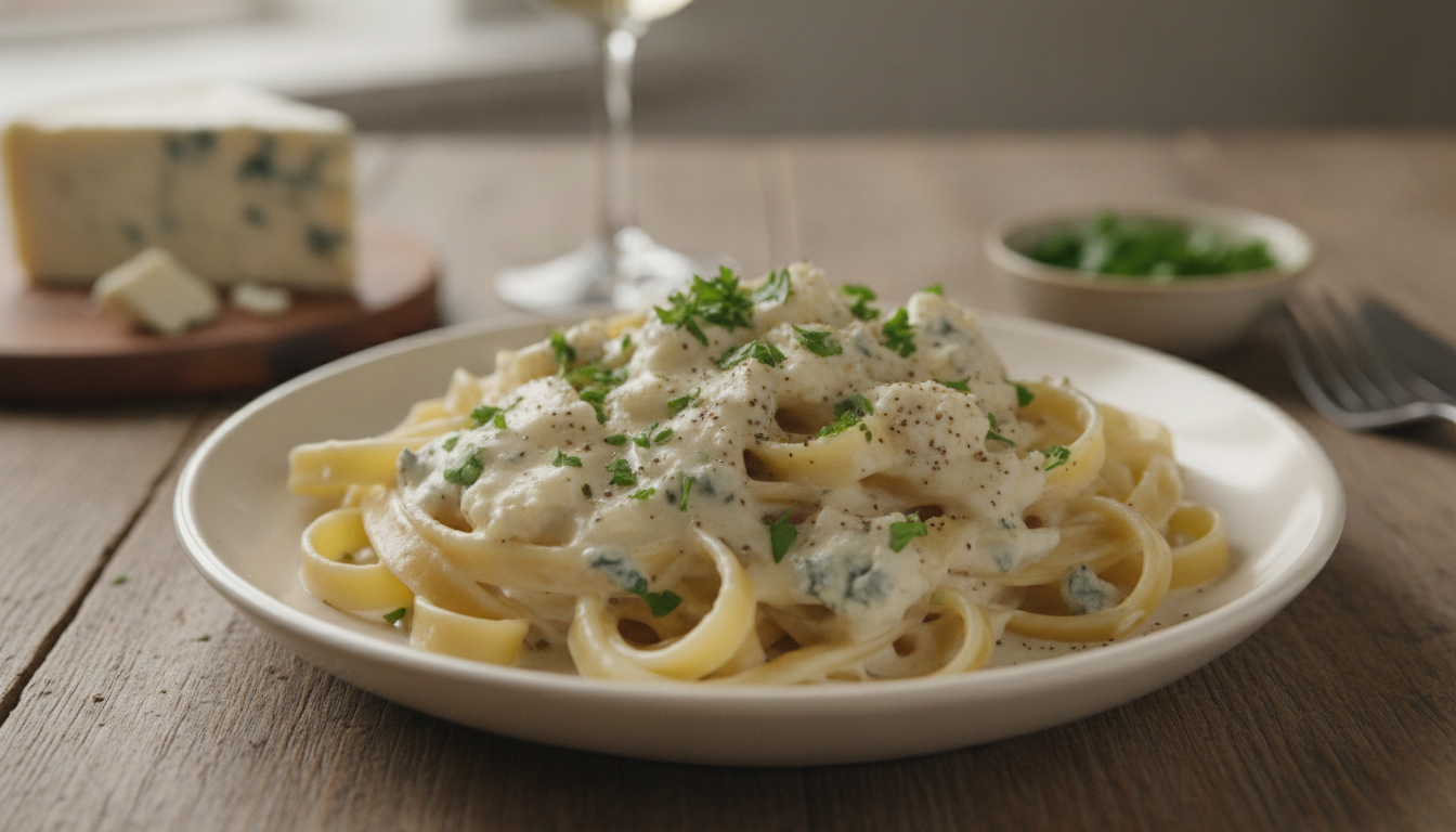 découvrez notre recette simple et savoureuse de tagliatelles au gorgonzola, parfaite pour un repas rapide et gourmand.