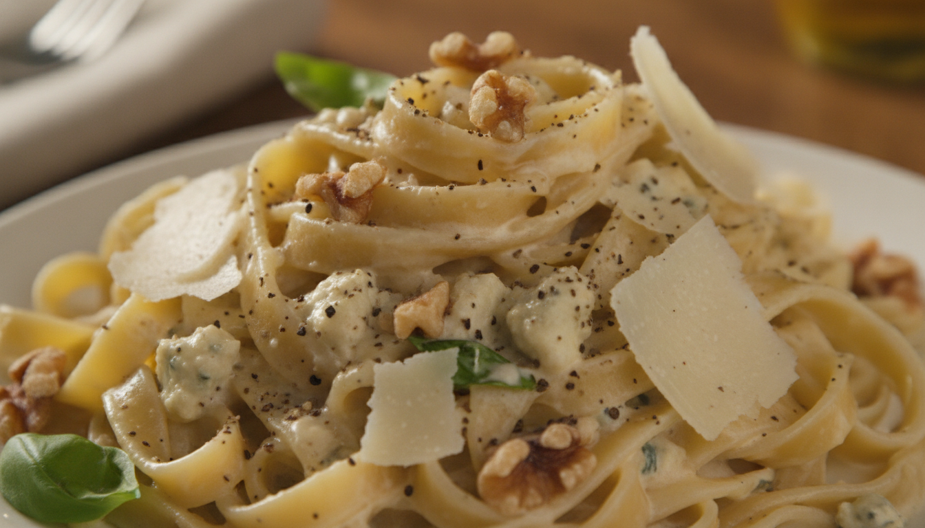 découvrez notre recette simple et savoureuse de tagliatelles au gorgonzola, parfaite pour un repas gourmand et rapide à préparer.