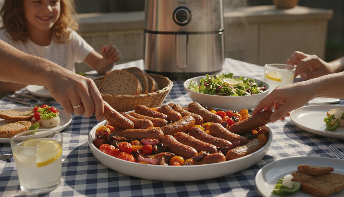 découvrez comment l'air fryer révolutionne la cuisson de vos merguez d'été en offrant un doré parfait sans avoir à allumer le four ni le barbecue. simple, rapide et savoureux !