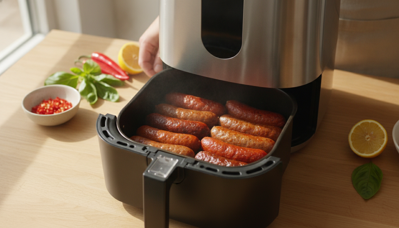 découvrez comment l'air fryer révolutionne la cuisson de vos merguez d'été en les rendant parfaitement dorées, sans besoin d'allumer le four ou le barbecue. simple, rapide et savoureux !