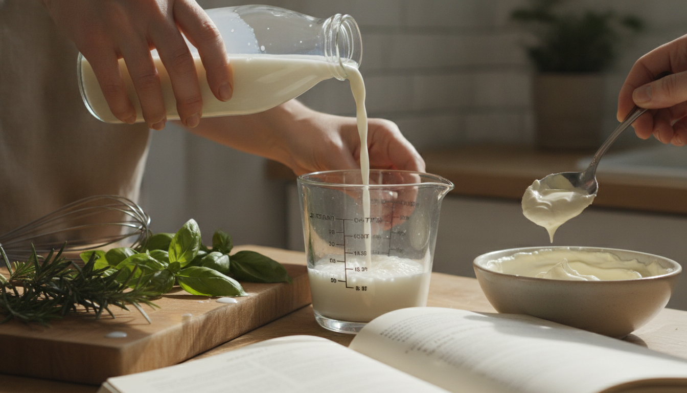 découvrez comment remplacer la crème fraîche par du lait grâce à nos astuces simples et conseils pratiques pour des recettes réussies et allégées.