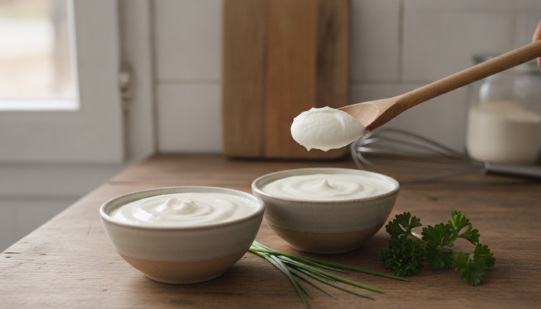 découvrez comment remplacer facilement la crème fraîche par du fromage blanc grâce à notre guide pratique, pour des recettes plus légères et savoureuses.