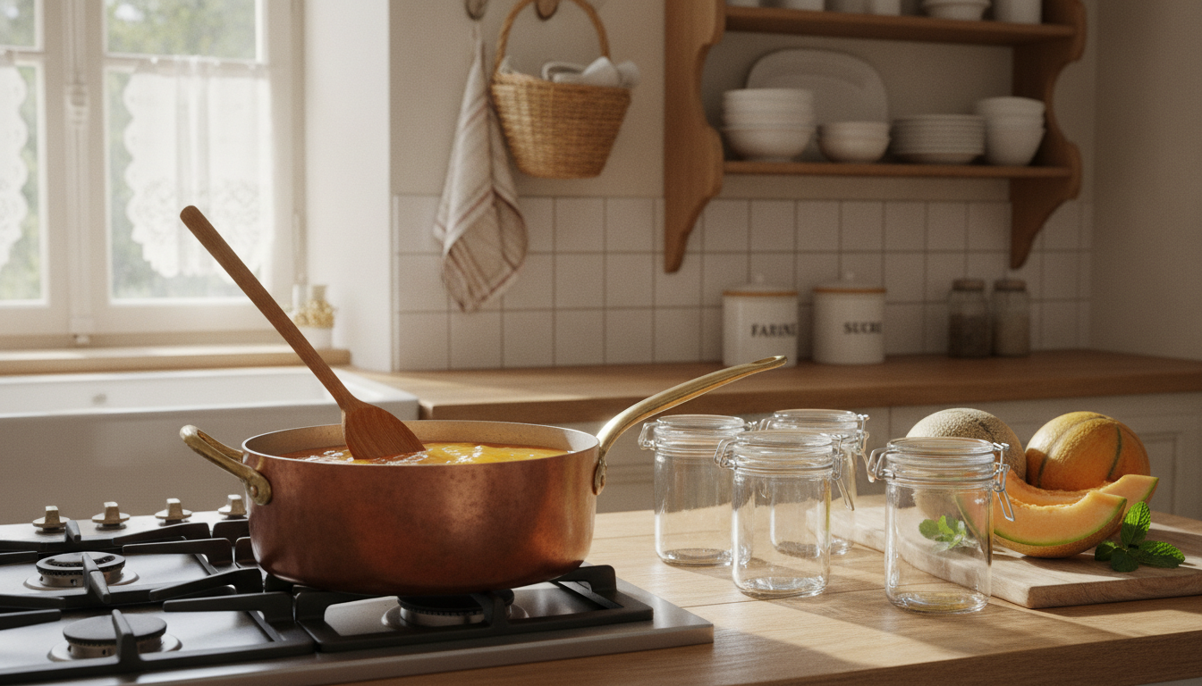 découvrez notre recette simple de confiture maison de melon d’espagne, une saveur délicieusement parfumée pour égayer vos petits-déjeuners et goûters.