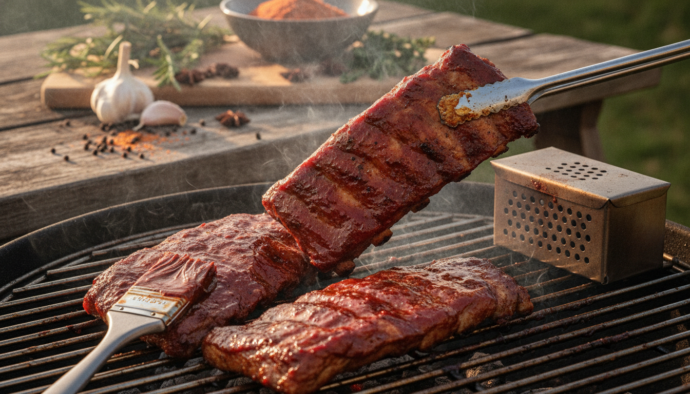 découvrez notre guide ultime pour réussir la cuisson parfaite des côtes de porc au bbq avec des astuces de maître grillardin pour des saveurs inoubliables.