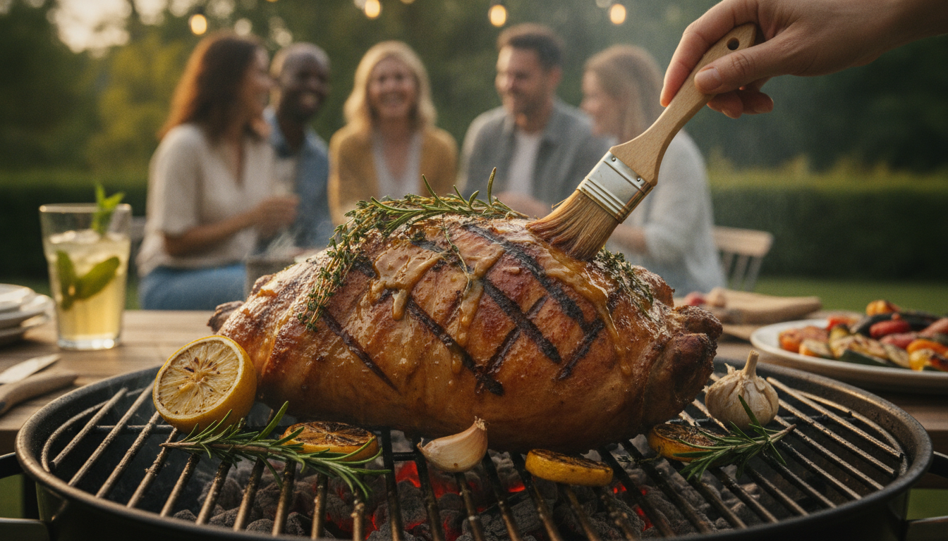 découvrez notre recette détaillée pour un cuissot de porcelet grillé au barbecue, avec les durées de cuisson et températures idéales pour un résultat parfaitement tendre et savoureux.