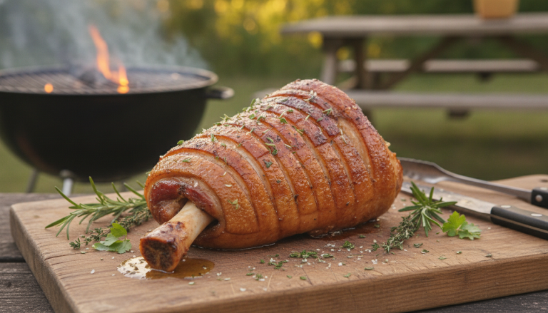 découvrez notre recette détaillée du cuissot de porcelet grillé au barbecue, avec les durées de cuisson et températures idéales pour un résultat tendre et savoureux.