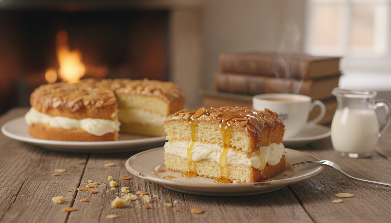 découvrez notre recette simple et savoureuse de gâteau nid d'abeille maison, alliant amandes croquantes et miel doré pour un dessert gourmand et authentique.