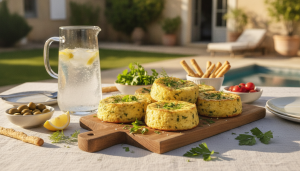 découvrez ces mini-flans salés rapides à préparer en 10 minutes avec seulement 3 œufs, parfaits pour régaler vos invités lors des apéros d'été.