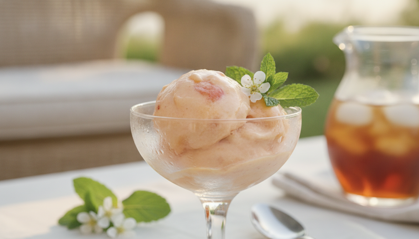 découvrez mon test d'un mélange improvisé de pêches bien mûres et yaourt glacé qui a bluffé mes invités, pensant que j'avais utilisé une sorbetière ! une recette simple et rafraîchissante à essayer absolument.