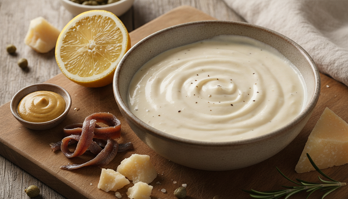 découvrez la sauce césar revisitée avec un ingrédient secret qui rend sa texture incroyablement onctueuse et sublime vos plats avec une saveur unique.