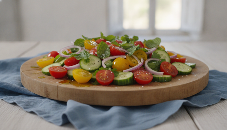 découvrez le secret de grand-mère pour préparer une salade marocaine savoureuse, fraîche et parfaite à déguster tout l'été. une recette authentique pleine de saveurs méditerranéennes.
