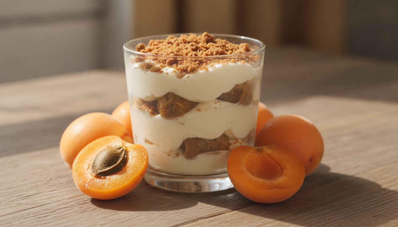 découvrez le tiramisu au spéculoos, une douceur irrésistible qui sublime la saison des abricots avec des saveurs délicates et gourmandes.