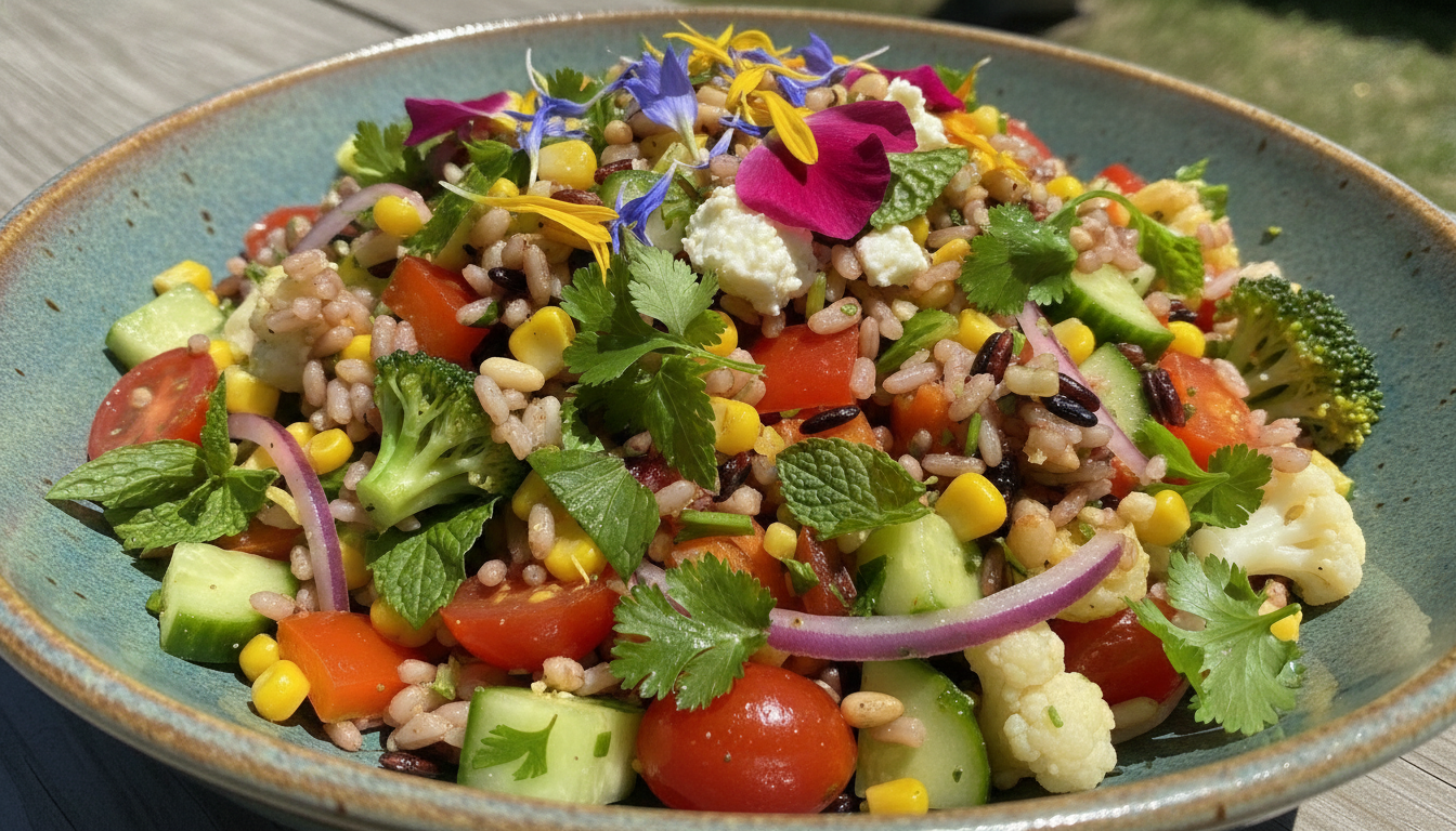 découvrez les astuces des grands-mères pour transformer une simple salade de riz d'été en un plat savoureux et inoubliable, parfait pour vos repas estivaux.