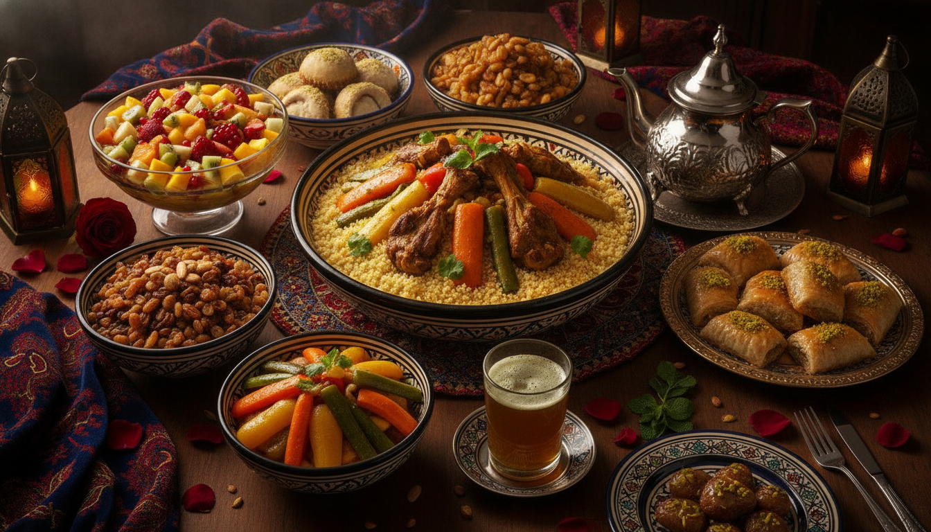 découvrez nos suggestions gourmandes et originales pour choisir le dessert parfait qui sublimera la fin de votre couscous.