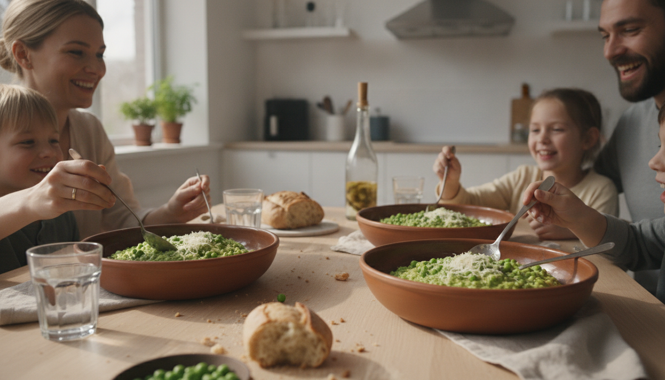 découvrez une recette facile de risotto léger aux petits pois et jambon cru, idéale pour un repas gourmand et équilibré. préparez un plat savoureux et rapide à réaliser.