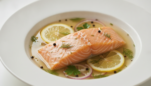 découvrez notre guide pratique pour cuire le saumon en court-bouillon, avec les temps de cuisson adaptés à chaque découpe pour un résultat parfait.
