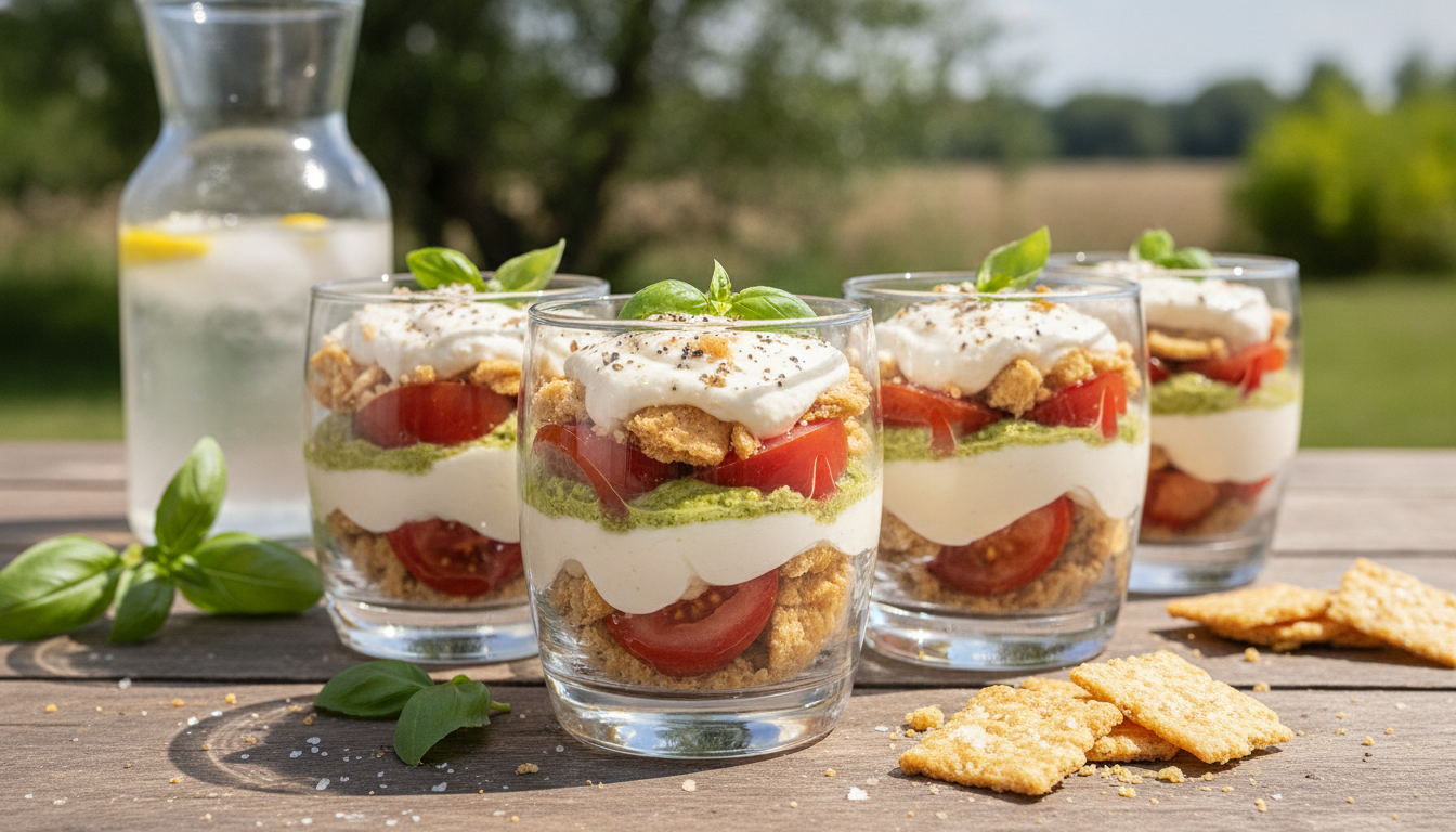 découvrez notre recette de tiramisu salé avec deux ingrédients essentiels pour une fraîcheur garantie lors des fortes chaleurs.