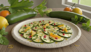 découvrez une marinade fraîche et fruitée qui sublime en légèreté vos courgettes du potager, parfaite pour une entrée savoureuse et saine.