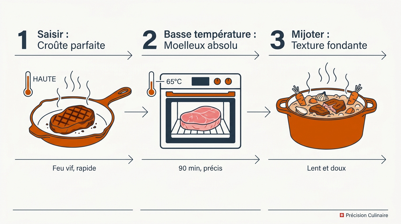Différentes techniques de cuisson pour le filet mignon de porc à la poêle, au four et en cocotte